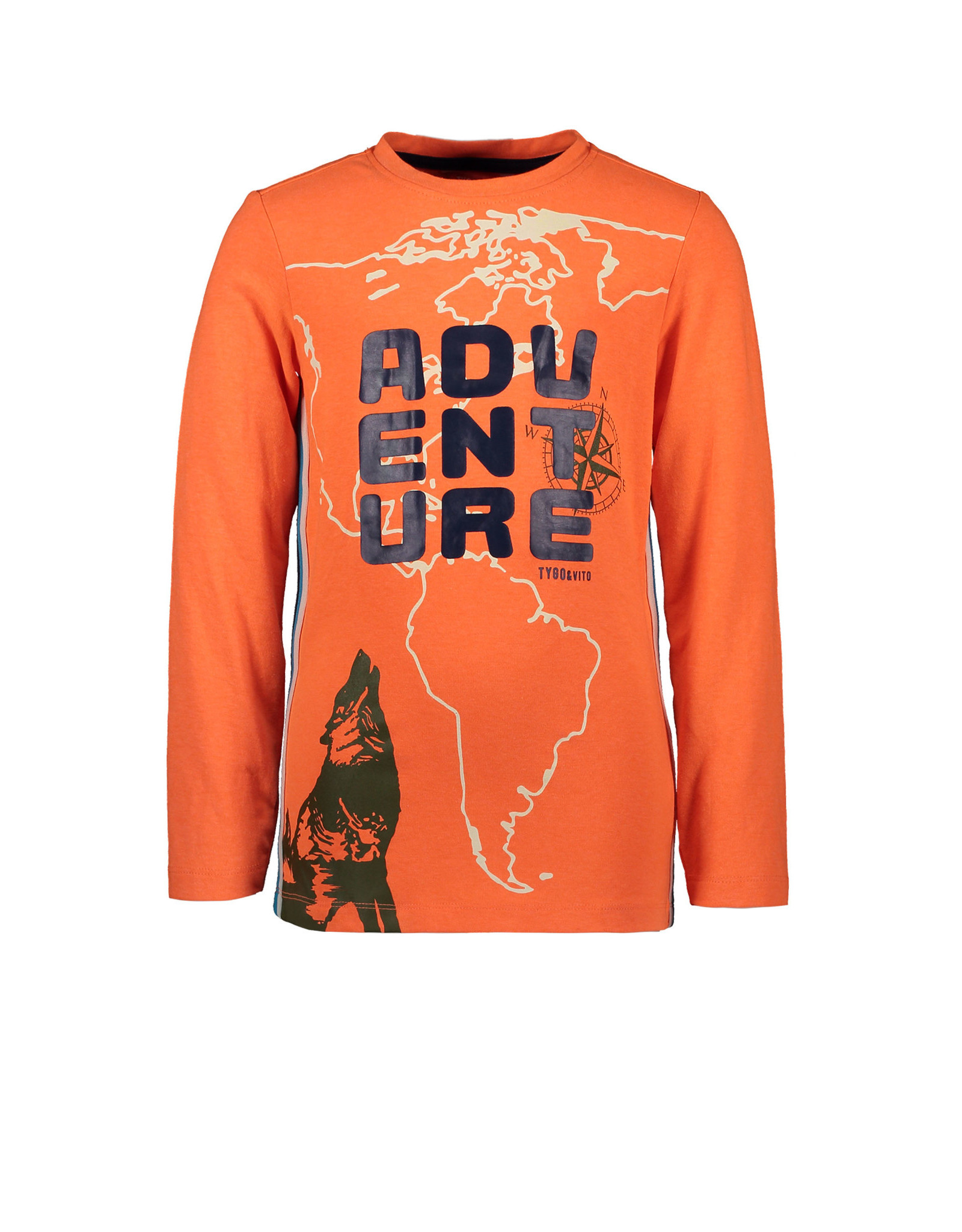 Tygo & vito T&v longsleeve ADVENTURE 565 Shocking orange