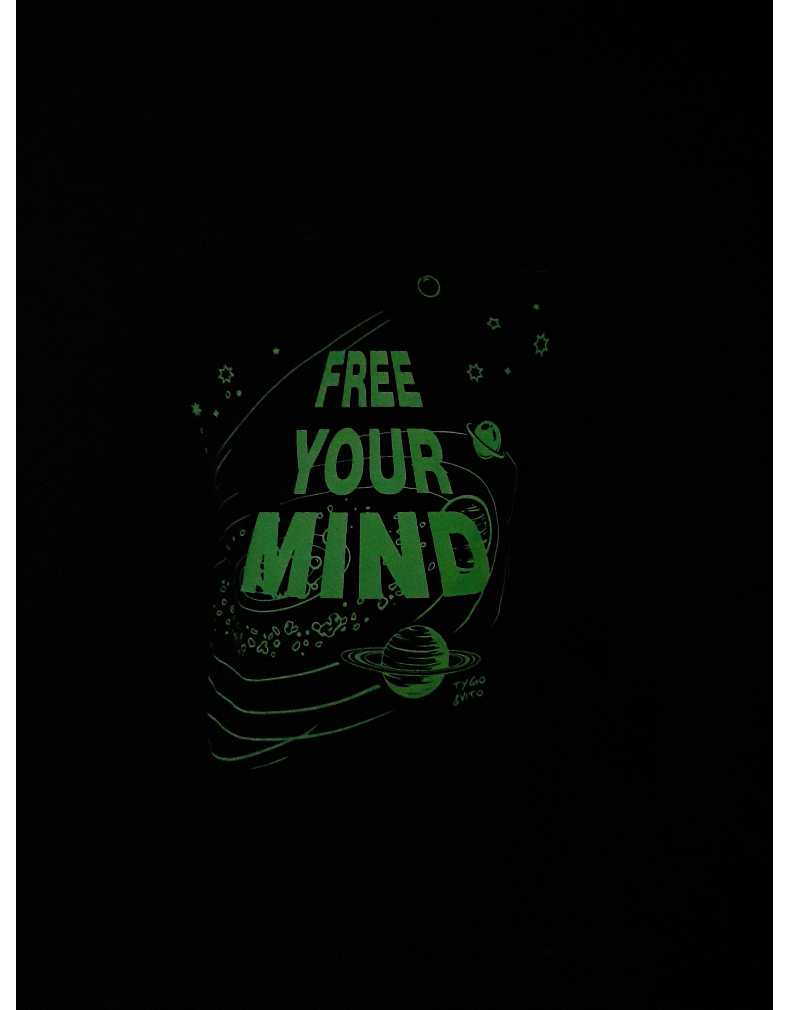 Tygo & vito T&v longsleeve GLOW IN THE DARK  099 Black