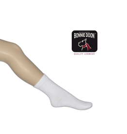 Bonnie Doon Coton Sock White