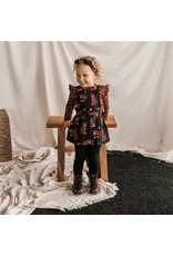 Your Wishes Zebra | Ruffle Shoulder Top Potters Clay Your Wishes Zebra | Ruffle Shoulder Top Potters Clay