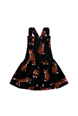 Your Wishes Tigers | Dungaree Dress Black