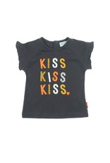 Feetje T-shirt Kiss Kiss - Kiss Antraciet