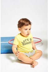 Feetje Short AOP - Playground Grijs melange