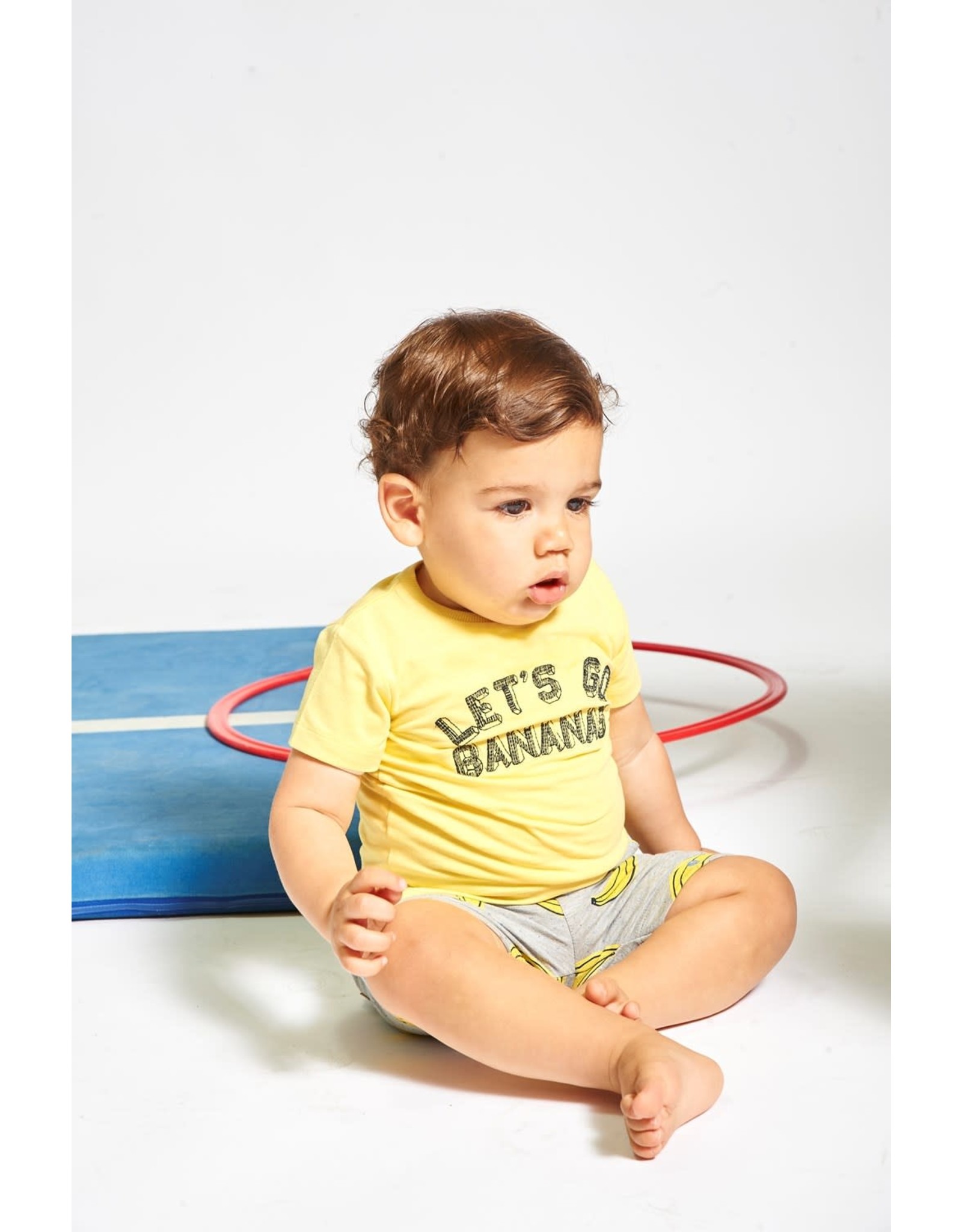 Feetje Short AOP - Playground Grijs melange