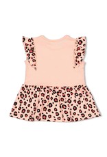 Feetje Jurk My Favorite - Leopard Love Roze