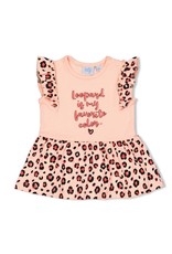 Feetje Jurk My Favorite - Leopard Love Roze