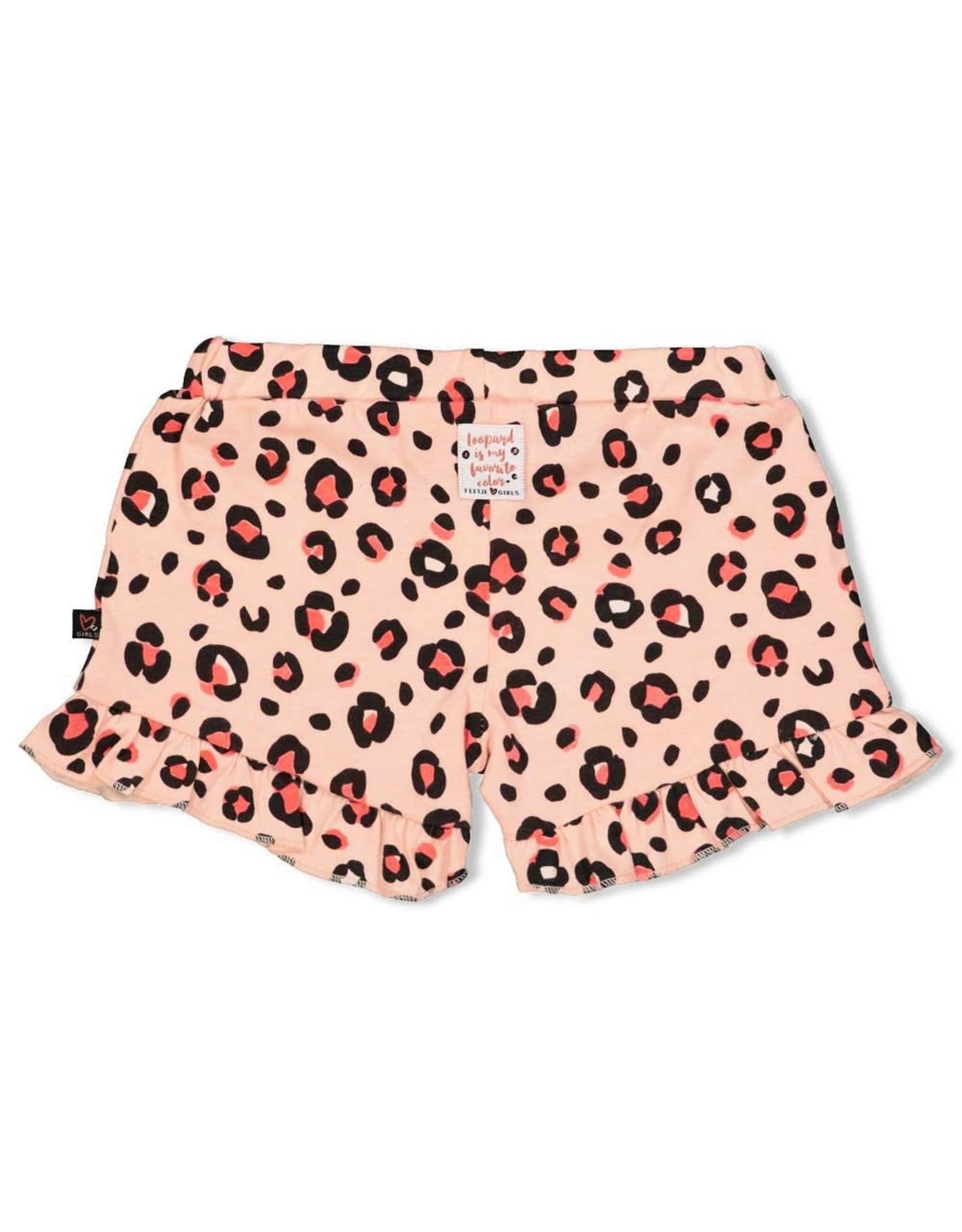 Feetje Short AOP - Leopard Love Roze