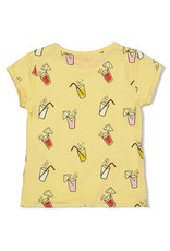 Jubel T-shirt AOP - Tutti Frutti Geel