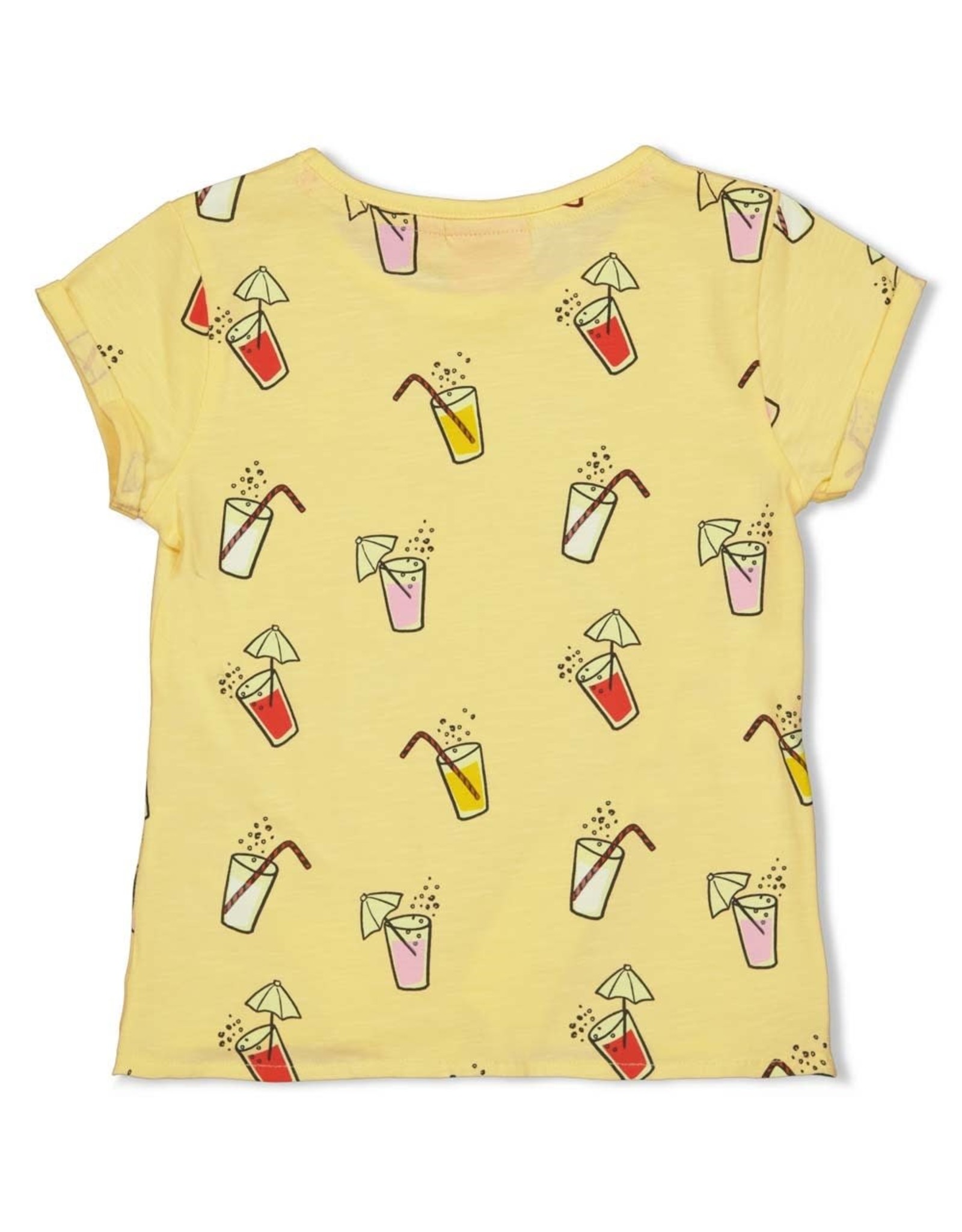 Jubel T-shirt AOP - Tutti Frutti Geel