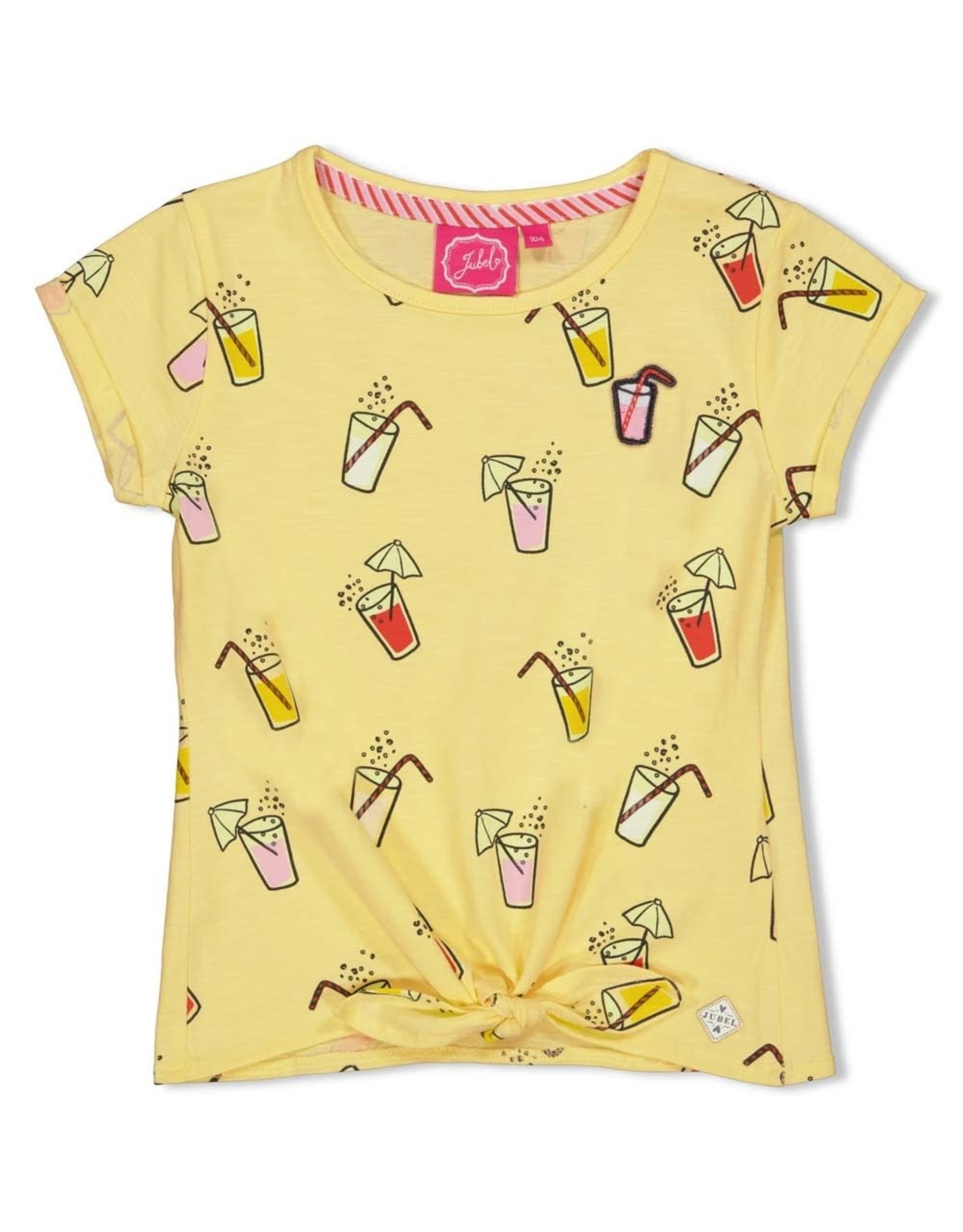 Jubel T-shirt AOP - Tutti Frutti Geel