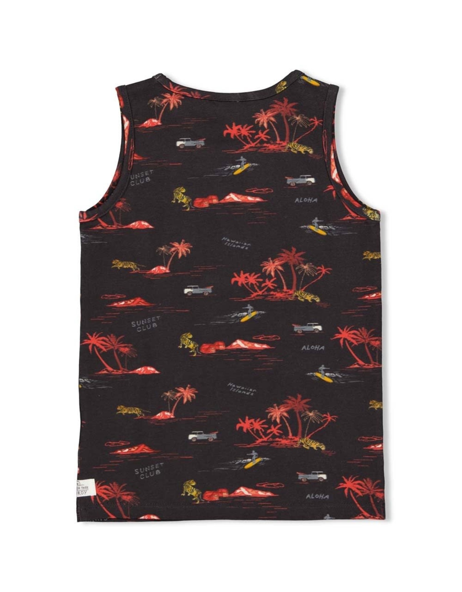 Sturdy Singlet - Happy Camper Antraciet