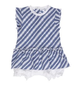 Gymp BABYPAKJE - PLAYSUIT - NEOLA - BLAUW/WIT