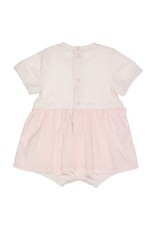 Gymp BABYPAKJE - ROMPER WITH SKIRT OFF-WHITE/VIEUX-ROSE
