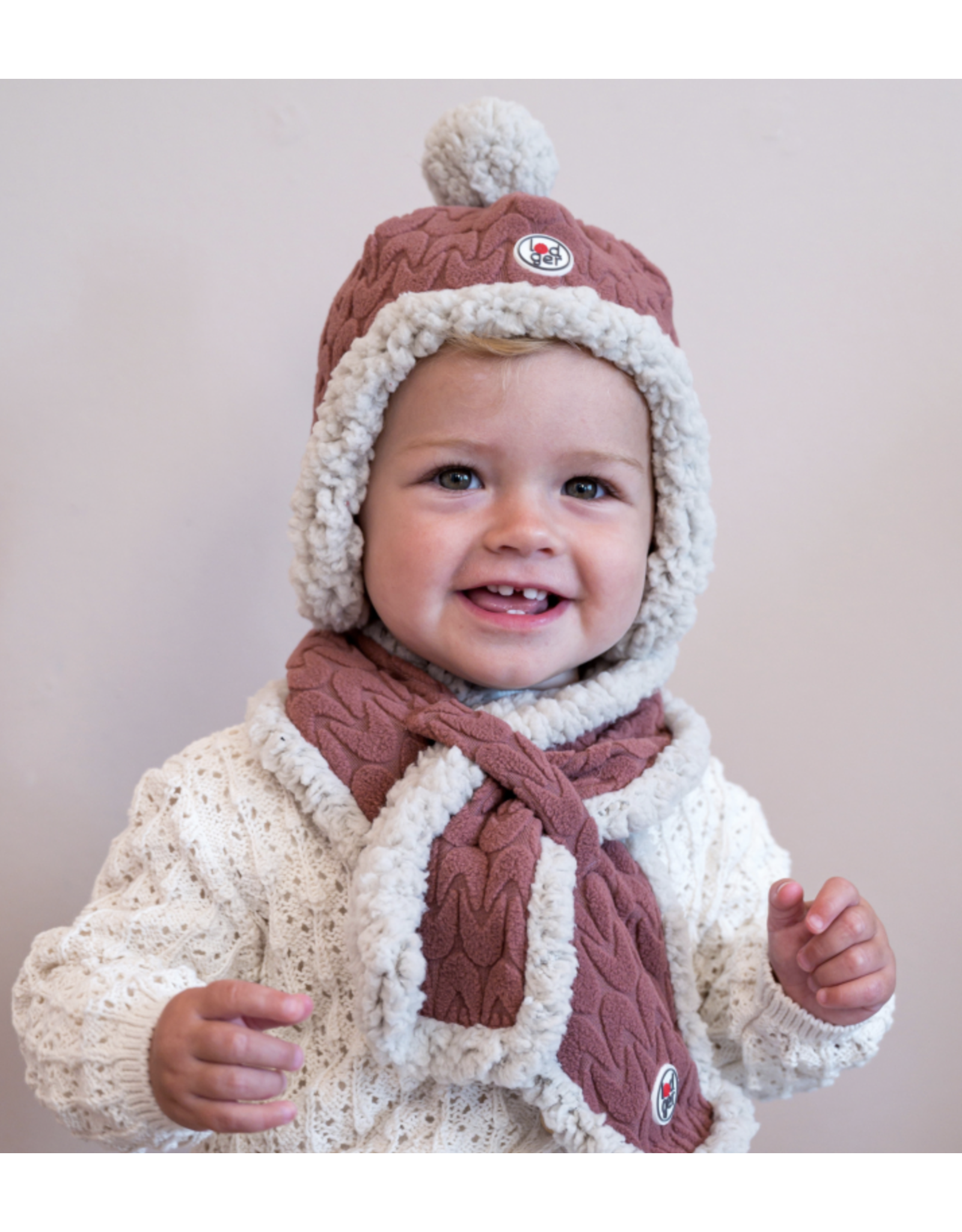 Lodger Hatter Babymuts Empire Fleece 625 Rosewood