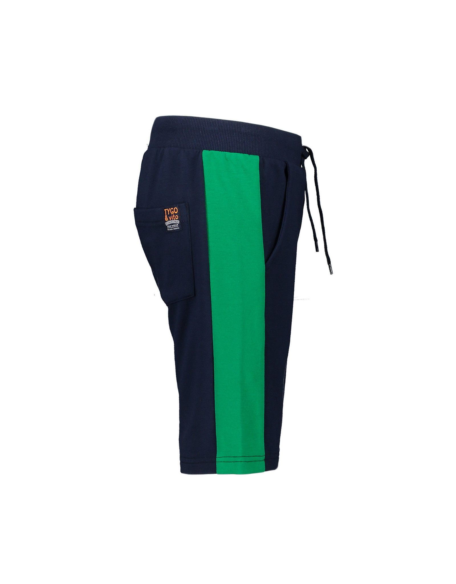 Tygo & vito T&v jog short contrast tape 190 Navy