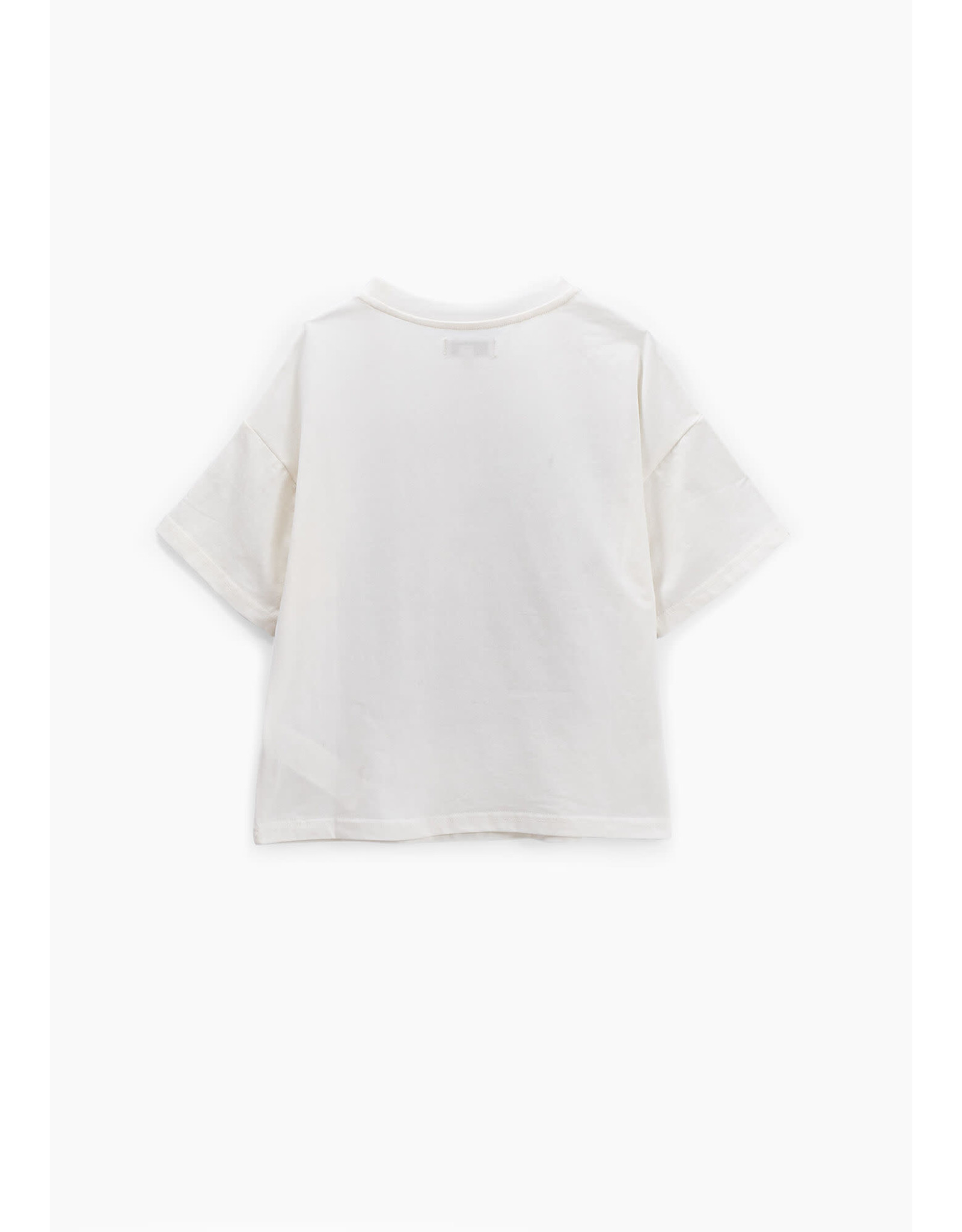 TEE SHIRT teens Blanc Cassé