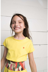 Like Flo Flo girls high waist smock dress 585 Lemon