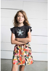 Like Flo Flo girls jersey tee ruffle slv 780 Antra