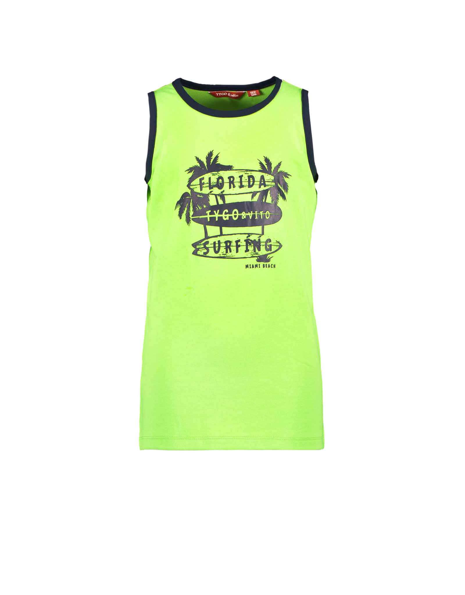 Tygo & vito T&v singlet FLORIDA SURFING 347 green gecko