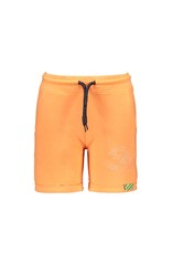 B-nosy Baby boys uni short with embro above folded hem 526 Neon orange