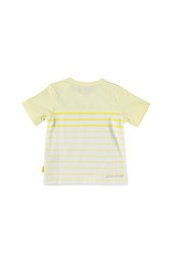 BESS Shirt sh.sl. Striped with Pocket Yellow