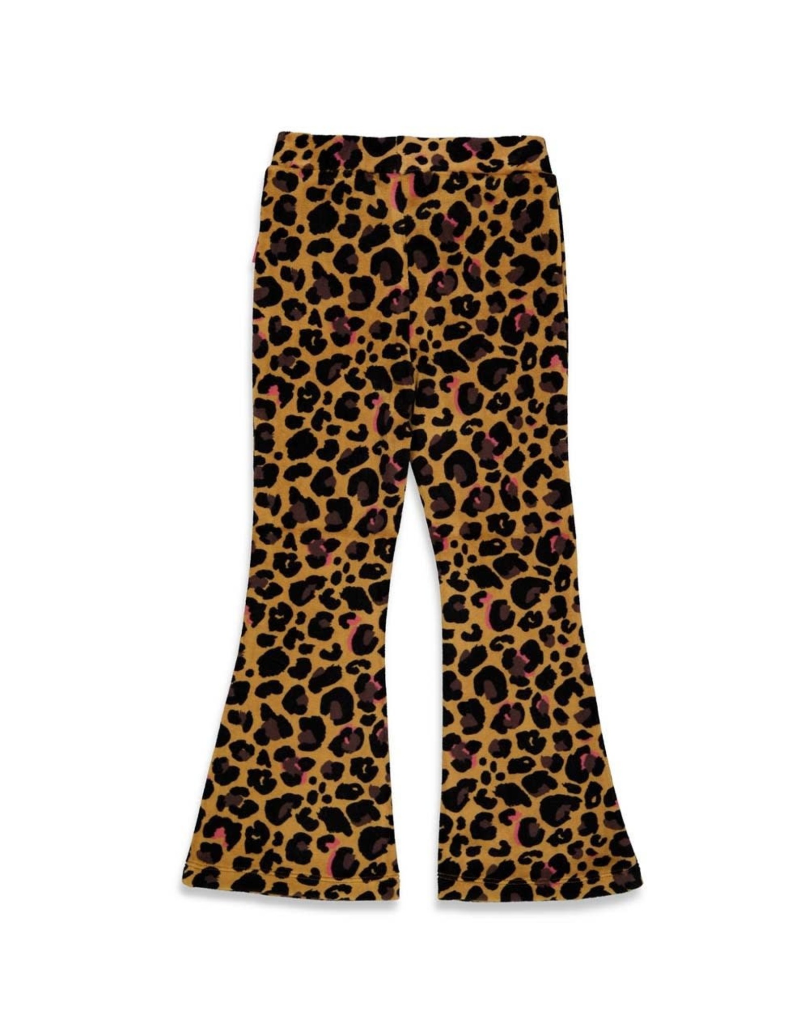 High flared broeken in de kleur geel voor dames | KLEDING.nl