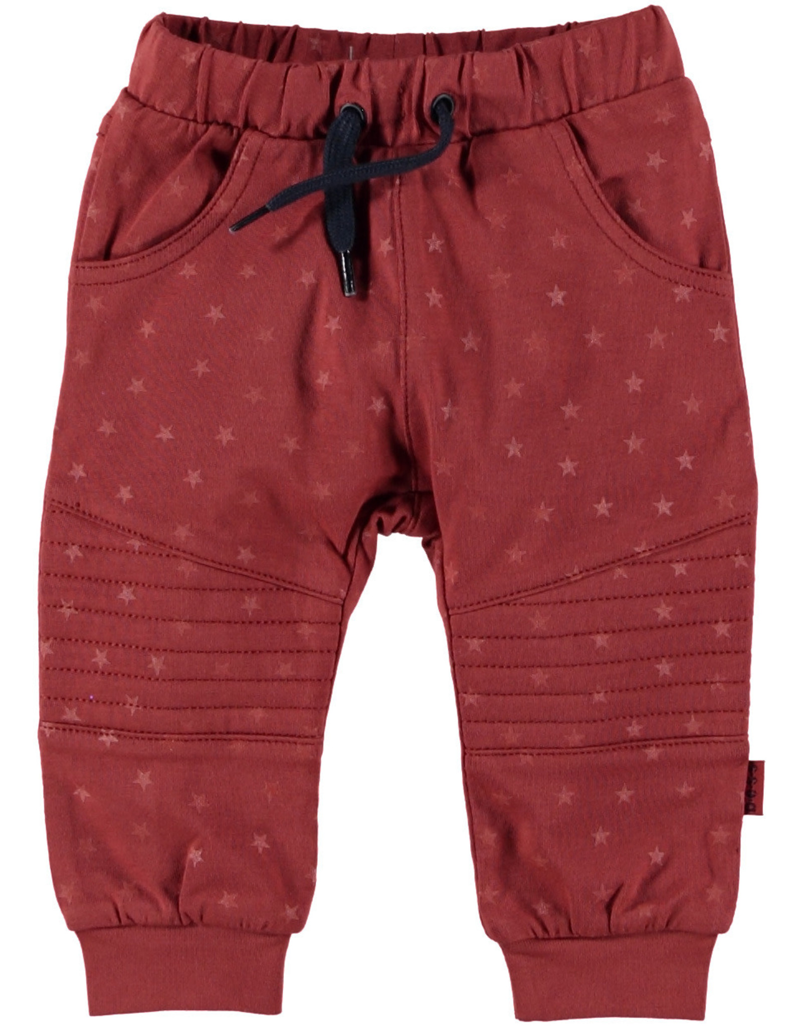 BESS Pants AOP Stars Burgundy