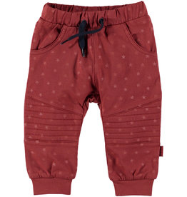 BESS Pants AOP Stars Burgundy