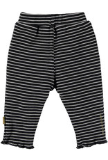 BESS Pants Striped Bow Anthracite