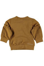 BESS Sweater l.sl. Flowers Brown