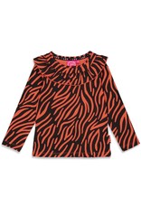 Jubel Longsleeve AOP - Blushing Zebra Zwart