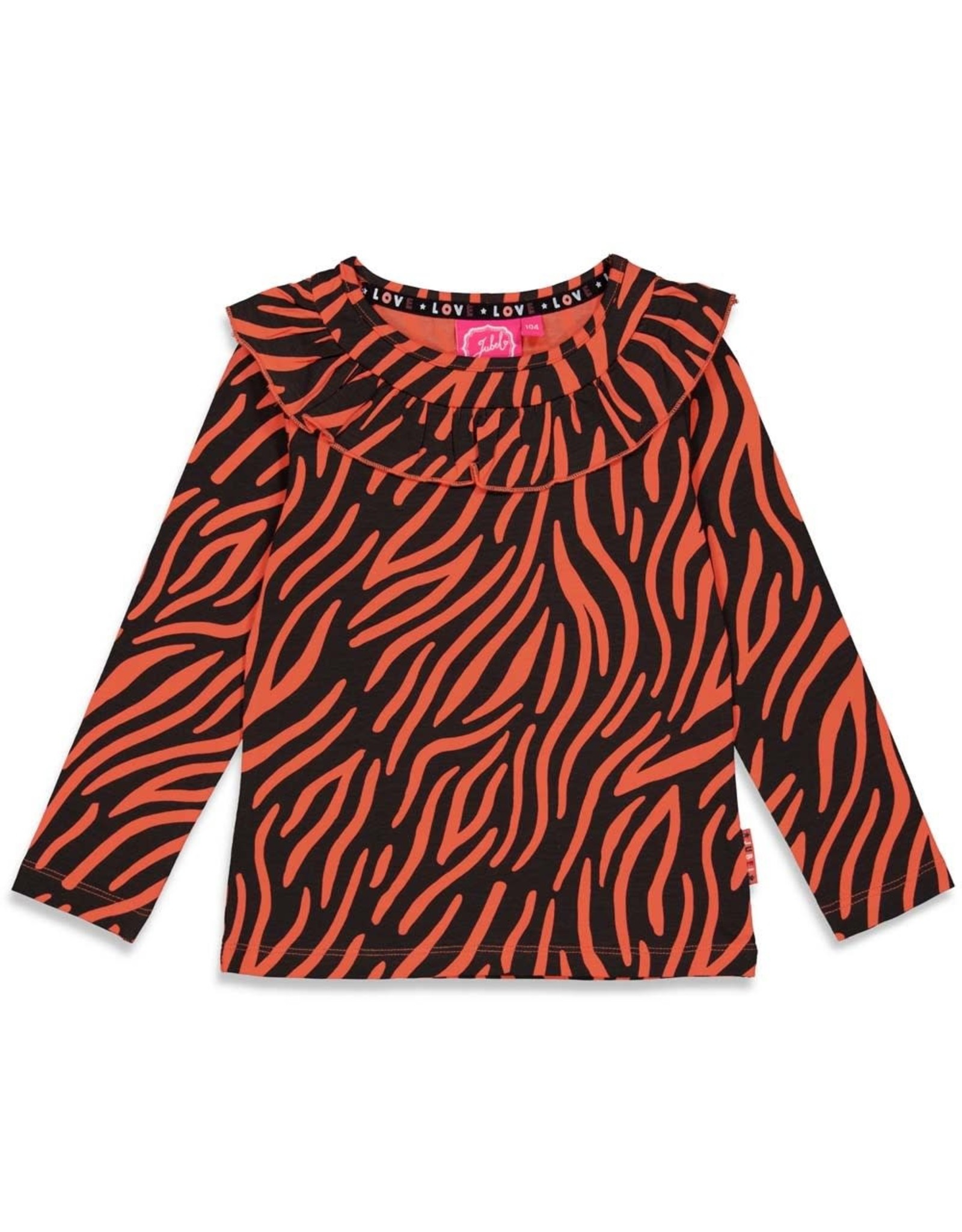 Jubel Longsleeve AOP - Blushing Zebra Zwart