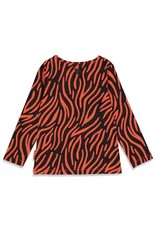 Jubel Longsleeve AOP - Blushing Zebra Zwart