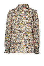 Like Flo Flo girls woven crepe blouse Graphic flower