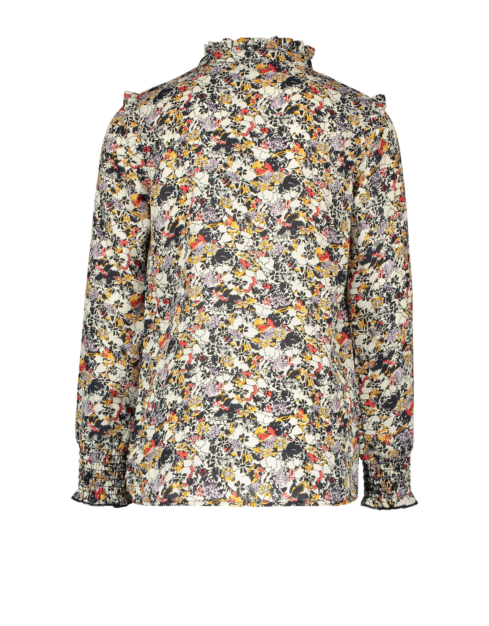 Like Flo Flo girls woven crepe blouse Graphic flower