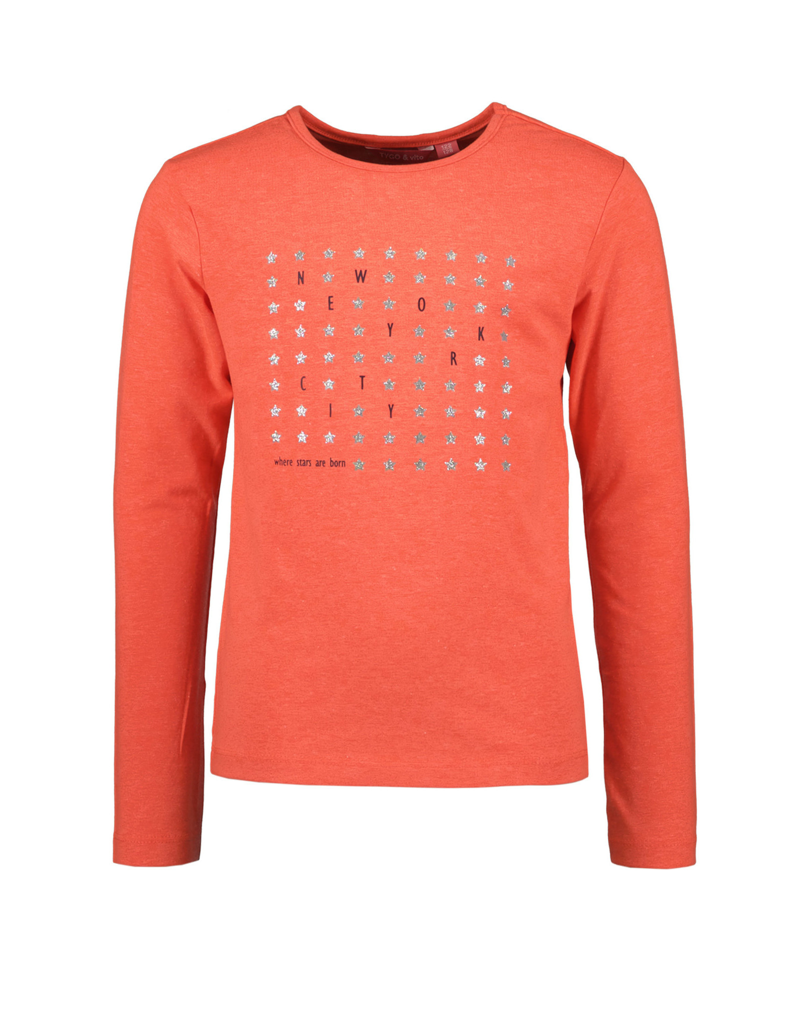 Tygo & vito T&v longsleeve Fiery Coral