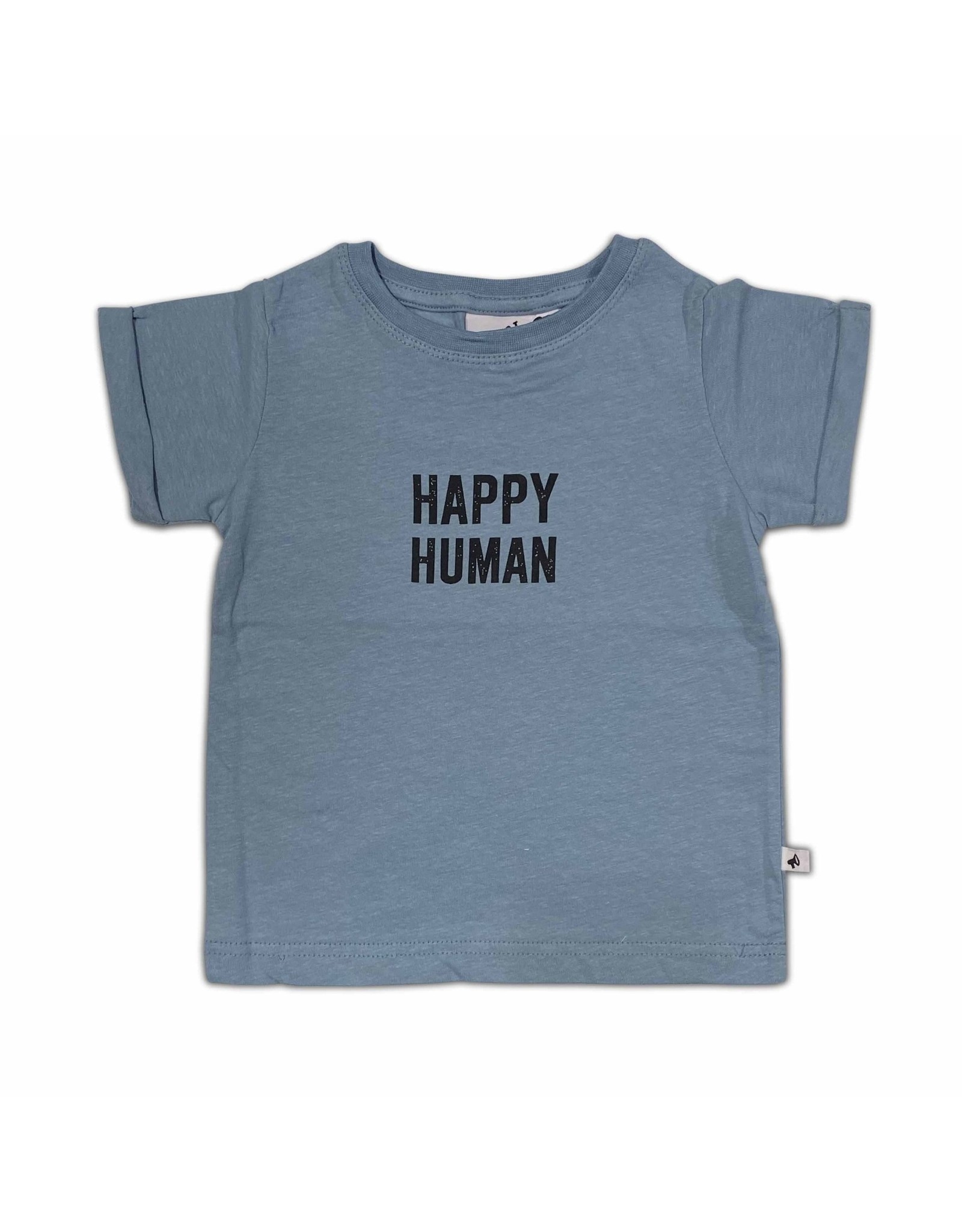 Happy Human T-shirt Faded Denim