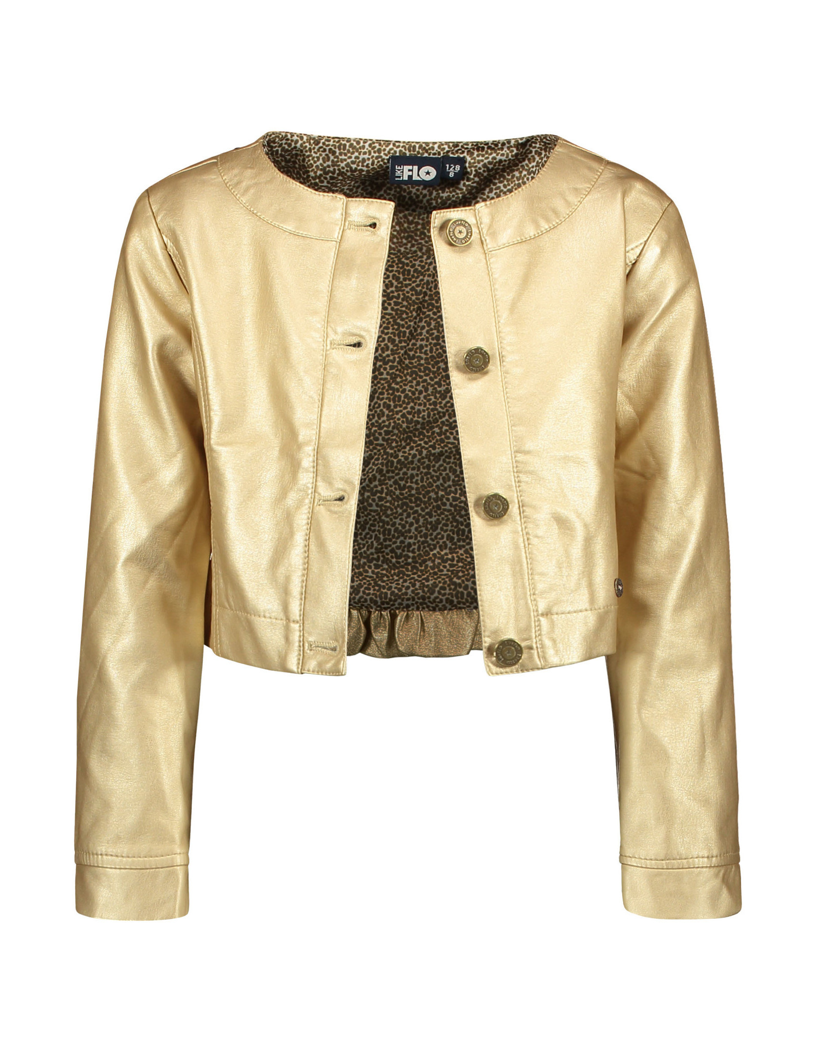Like Flo Flo girls imi leather jacket 810 - Gold