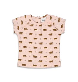 Feetje T-shirt AOP - Tiger Love Roze