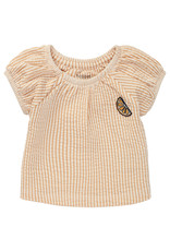 Noppies Girls Tee Shortsleeve striped Alexandra Amber Gold