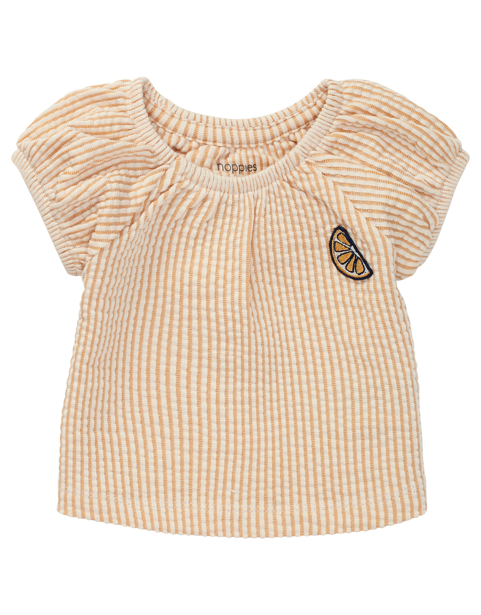 Noppies Girls Tee Shortsleeve striped Alexandra Amber Gold