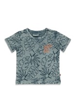 Feetje T-shirt AOP - Good Vibe Tribe Grijs