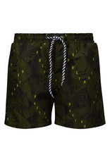 Retour Keanu deep olive zwemshort