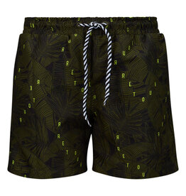 Retour Keanu deep olive zwemshort