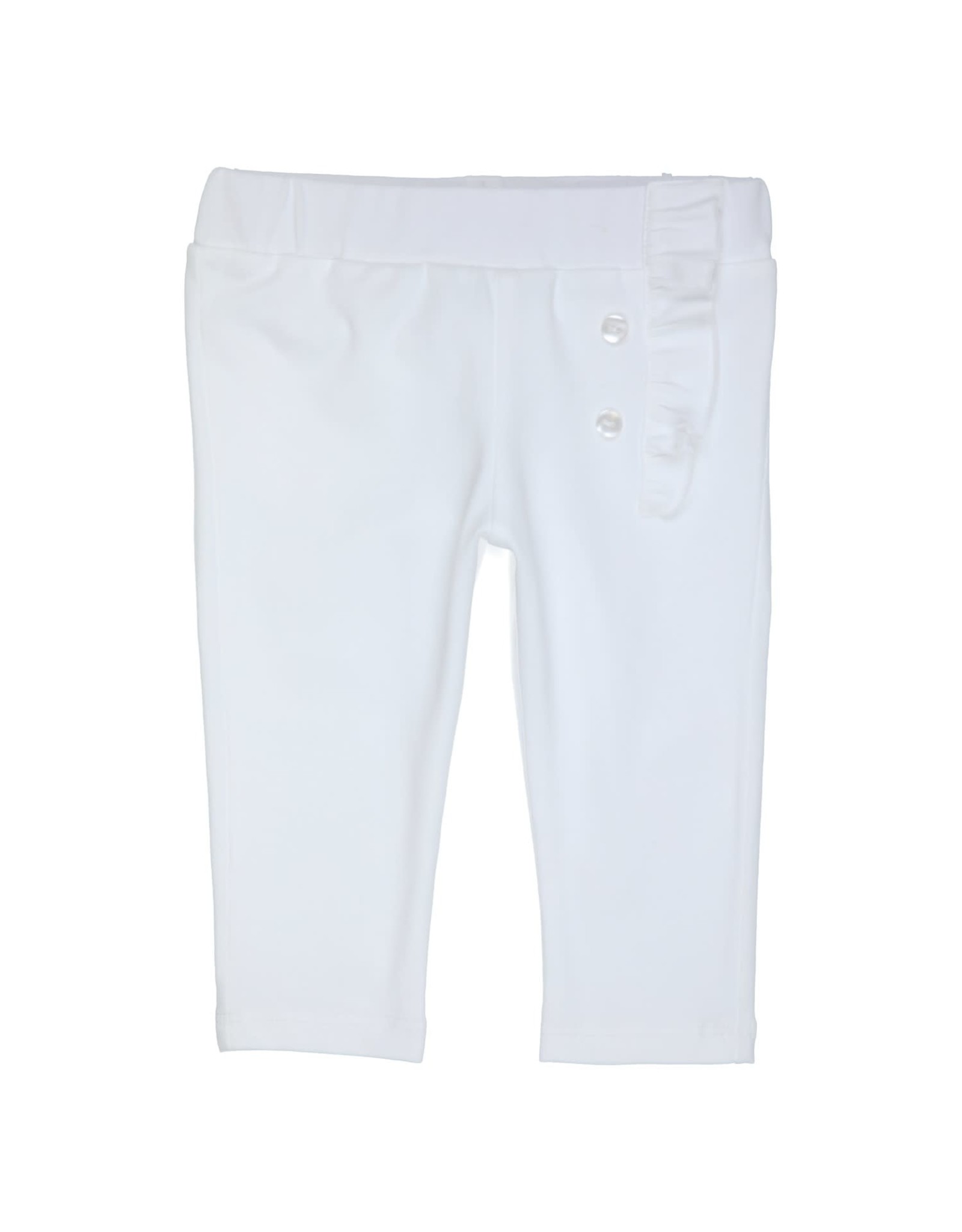 Gymp PANTALON - FRILL AND POCKET - WIT