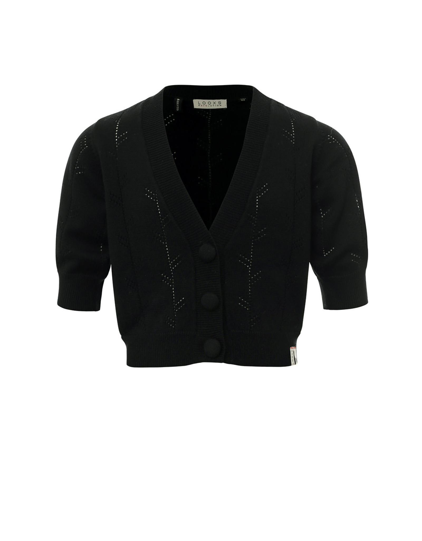 Looxs 10Sixteen knitted cardigan black