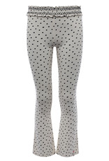 Looxs 10Sixteen fancy Dot Flare pants CREAM