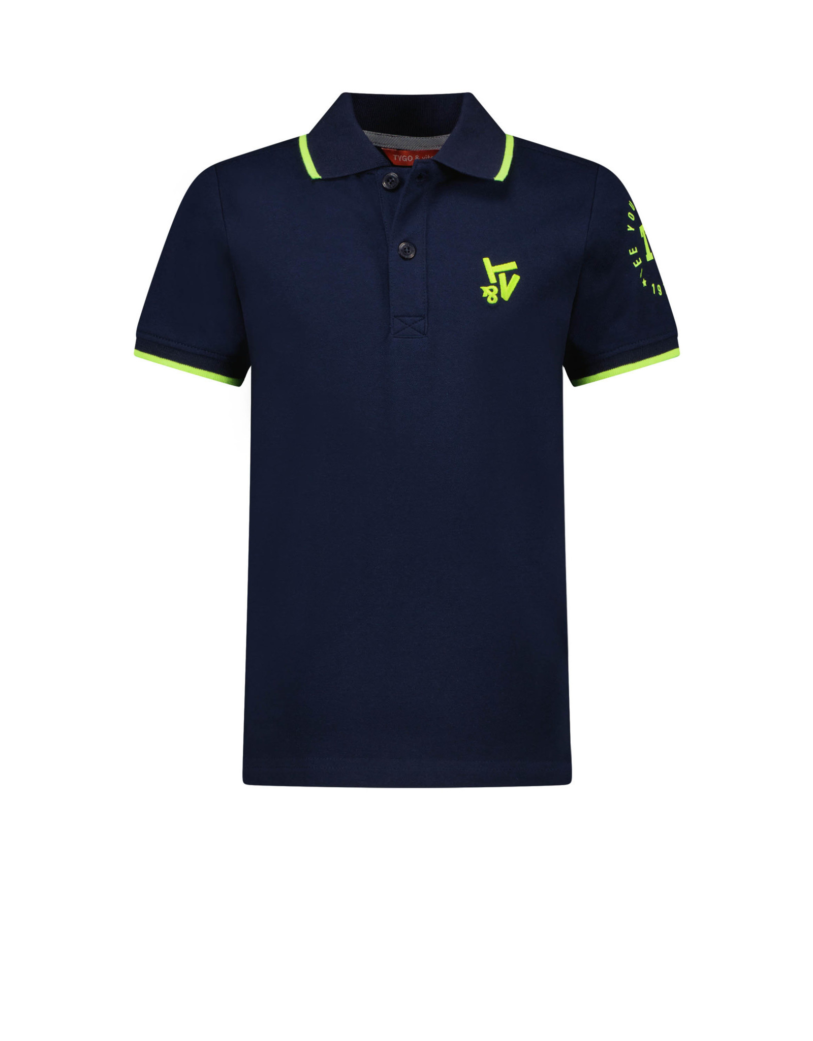 Tygo & vito Polo Logo Embroidery Navy