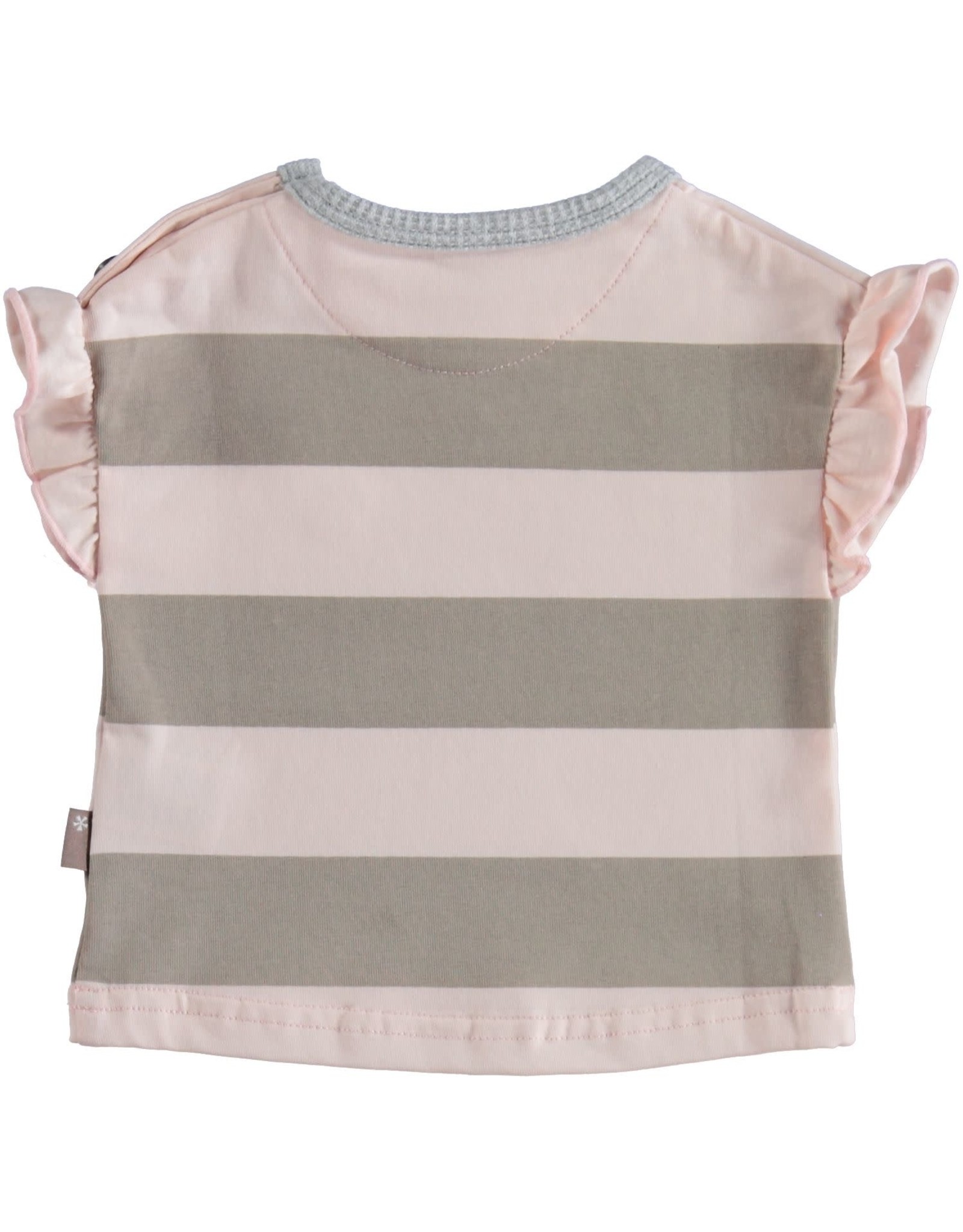 BESS Shirt sh.sl. Striped Pink