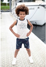 B-nosy Boys sweat short with musician aop navy